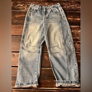 Aaron & Amber - Barrel Jeans, NWT Size Med